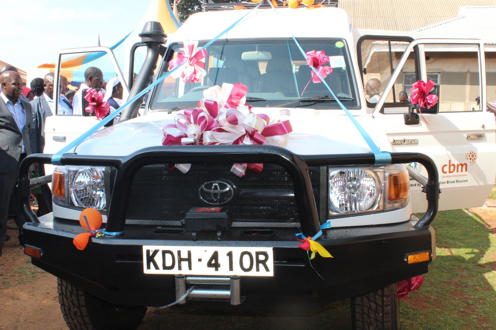 The new outreach vehicle ready for community visits