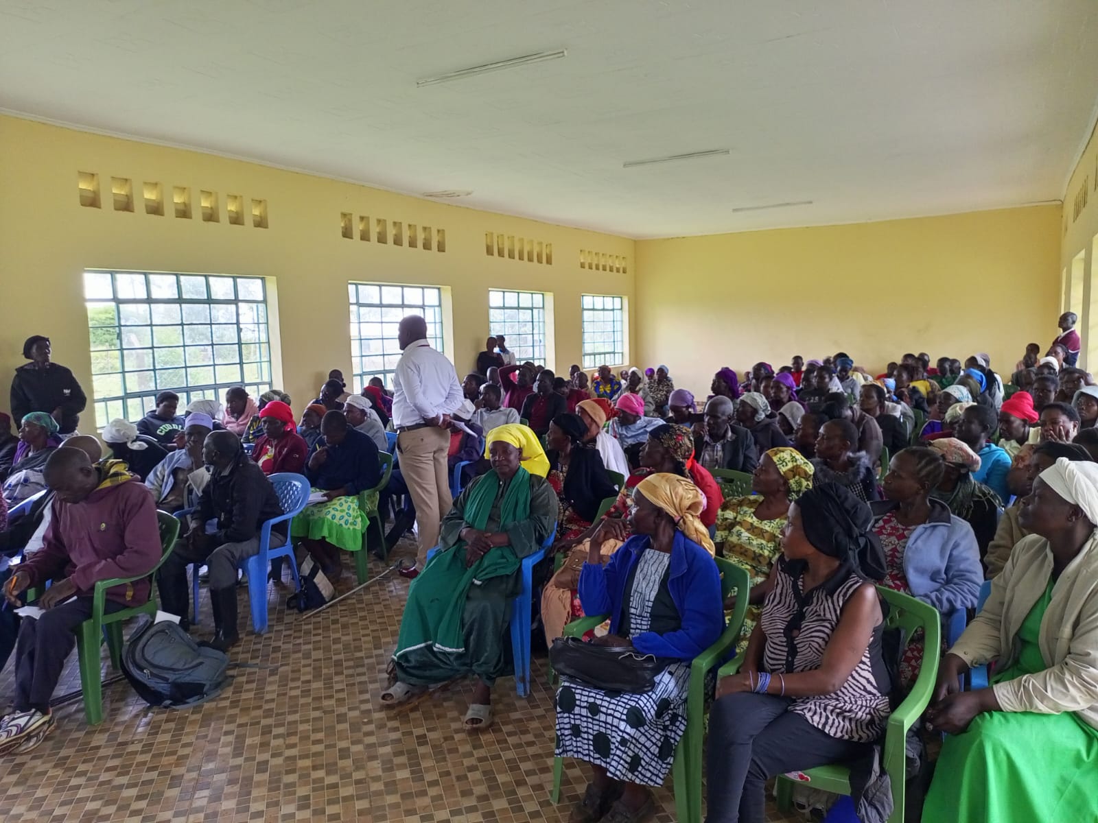 Outreach team engaging with community members