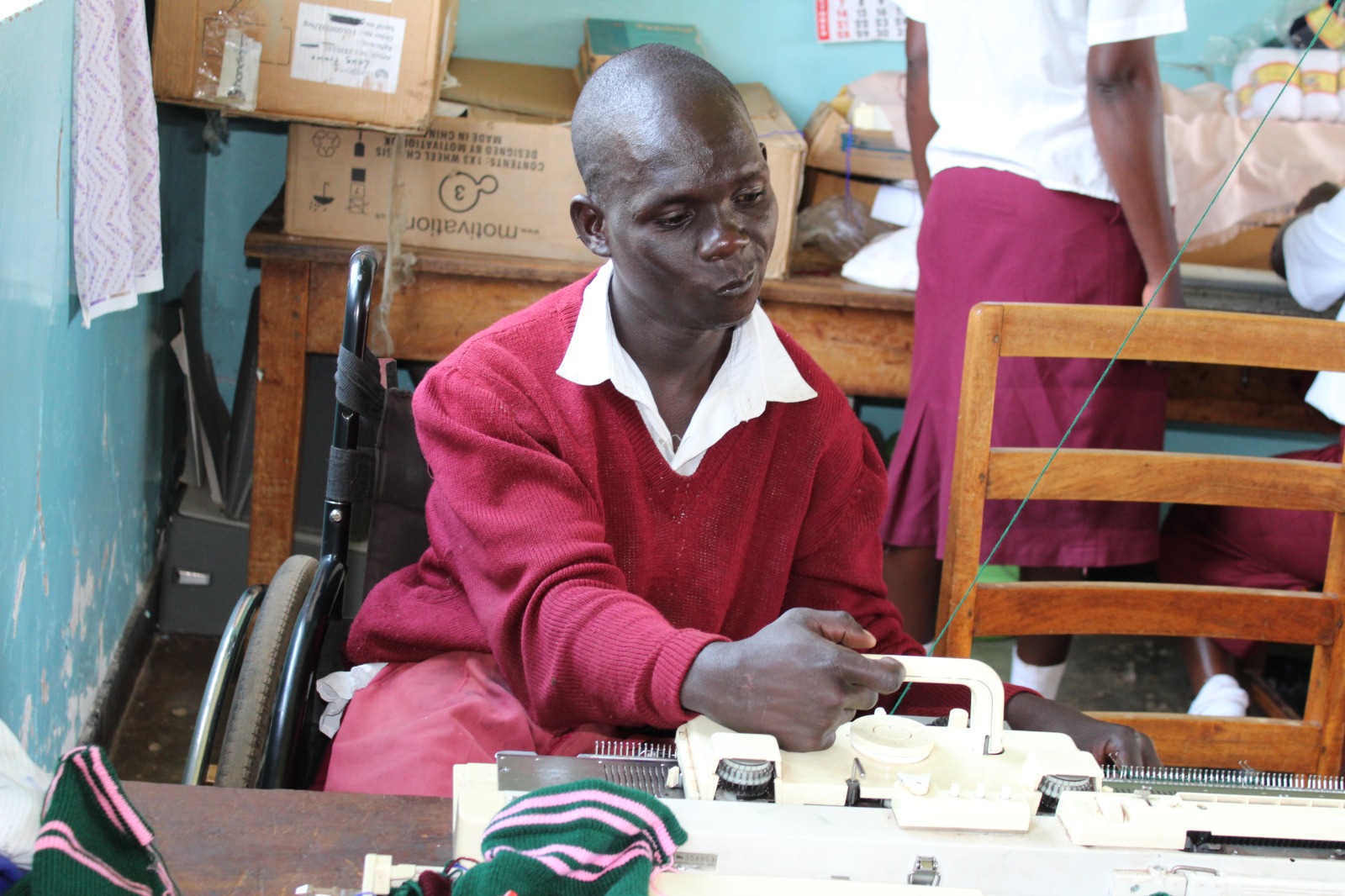 Computer literacy class at Nyabondo Centre